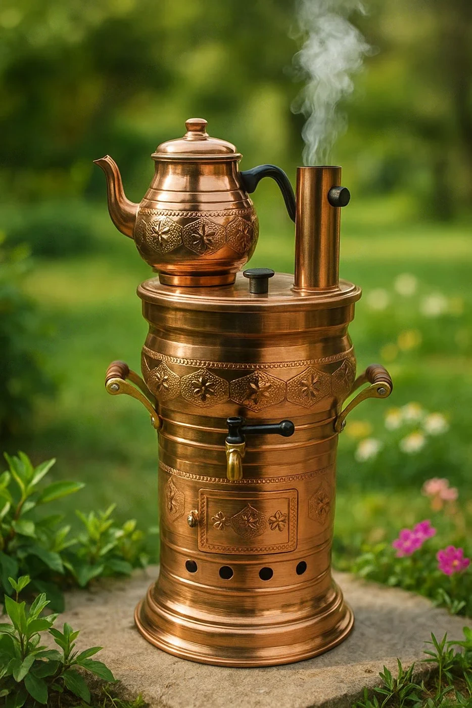 5 Litre Bakır Semaver