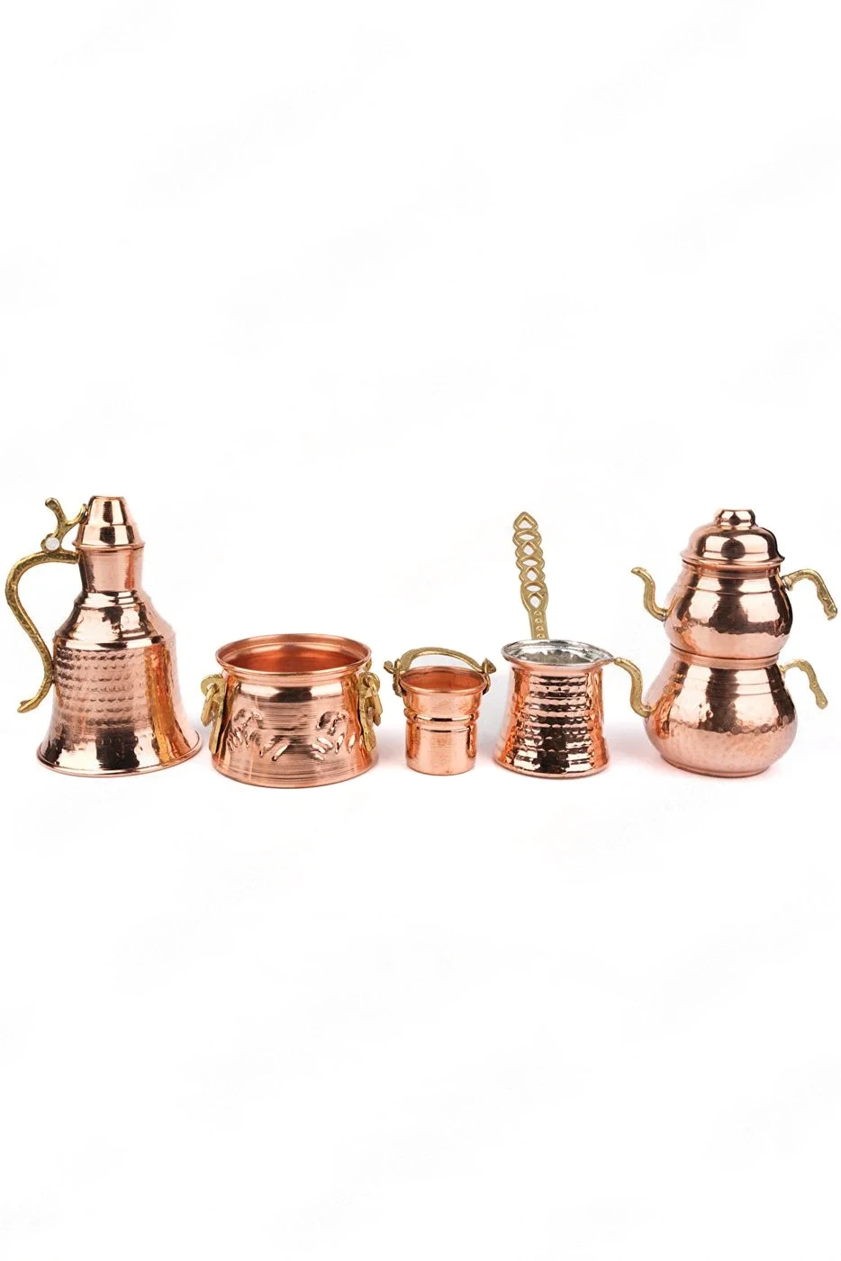 BAKIR DEKORATİF BİBLO SET N4