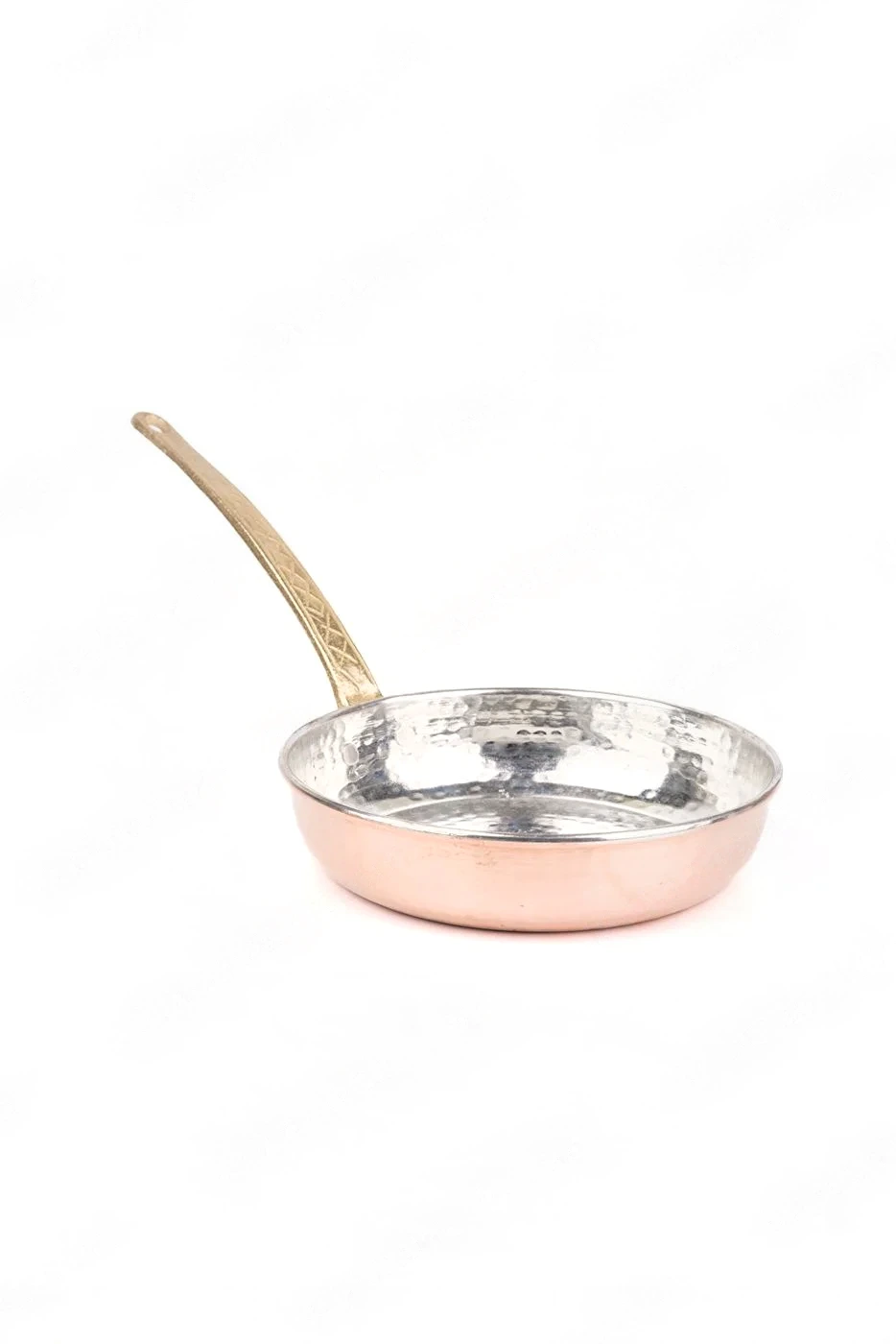Geleneksel El Yapımı Bakır Sahan / Tava - Kalaylı - 16 CM