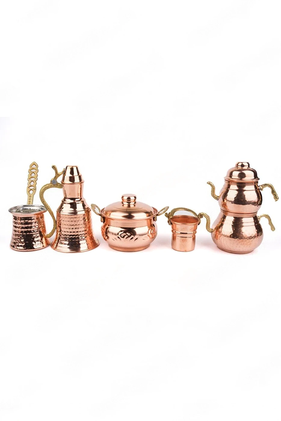 BAKIR DEKORATİF BİBLO SET N2